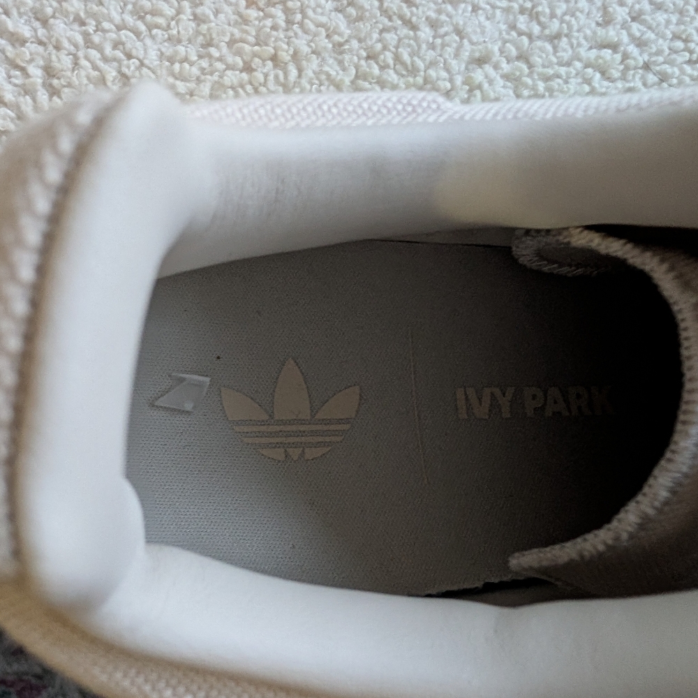 White and Neon Green Adidas x Ivy Park Sneakers - Picture 5 of 5